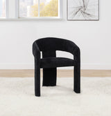 Carlow Upholstered Dining Arm Chair Black (Set of 2)