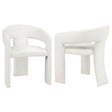 Tampa Furniture Outlet - Coaster - Carlow Upholstered Dining Arm Chair White (Set of 2) - 193813WHT