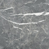 Franklin 5-piece 50-inch Round Dining Table Set Grey and Dark Oak