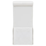 Shawna Upholstered Skirted Side Chair White (Set of 2)