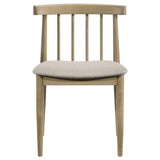 Hamlyn 5-piece Round Wood Dining Set Wheat and Natural Oak