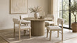 Tampa Furniture Outlet - Coaster - Hamlyn 5-piece Round Wood Dining Set Cream and Natural Oak - 193930NAT-S5B