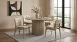 Tampa Furniture Outlet - Coaster - Hamlyn 5-piece Round Wood Dining Set Cream and Natural Oak - 193930NAT-S5D