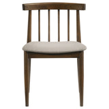 Hamlyn 5-piece Round Wood Dining Set Wheat and Walnut
