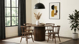 Tampa Furniture Outlet - Coaster - Hamlyn 5-piece Round Wood Dining Set Walnut - 193930WAL-S5F