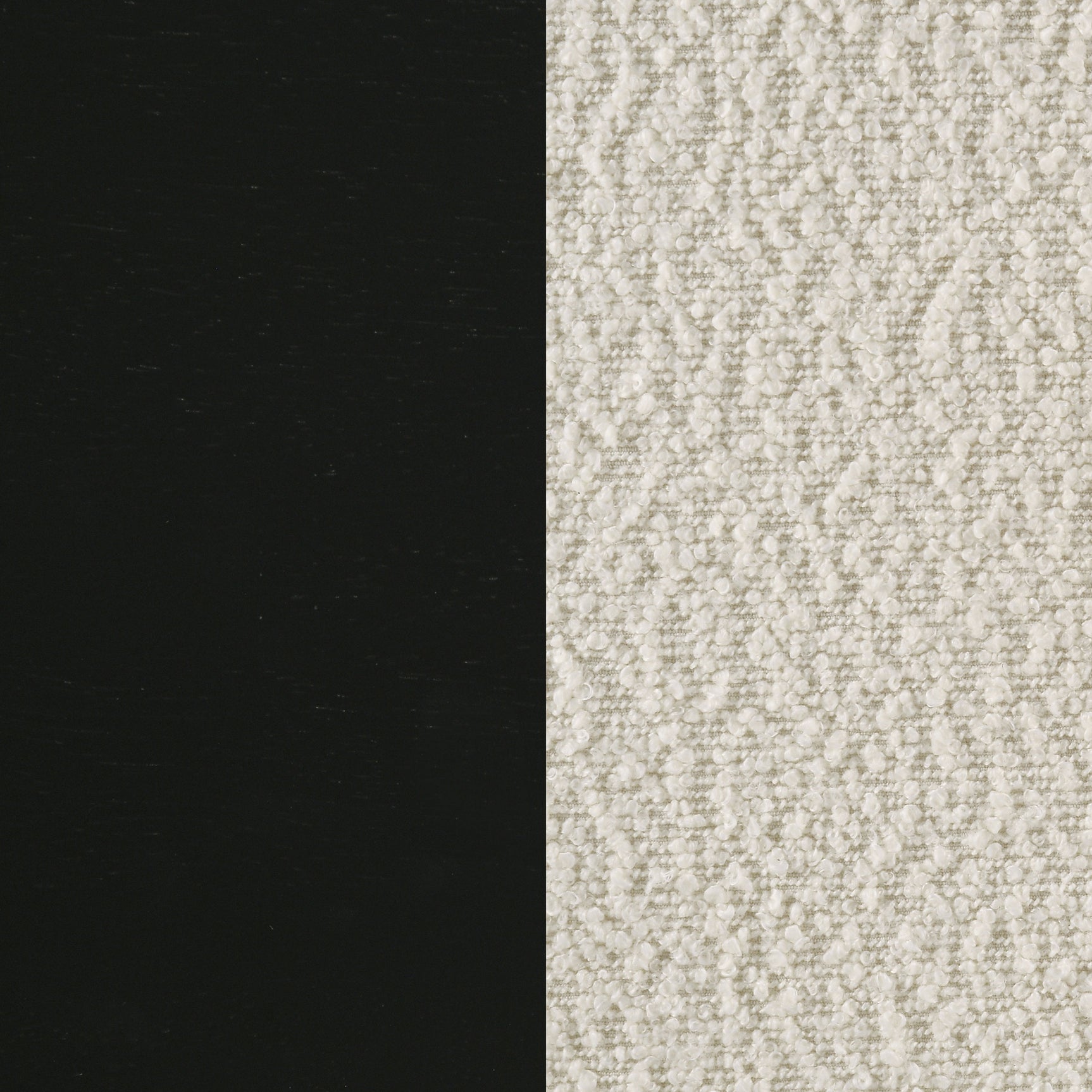 Kehoe Upholstered Dining Side Chair Cream and Black (Set of 2)