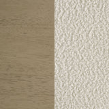 Kehoe Upholstered Dining Side Chair Cream and Natural Oak (Set of 2)