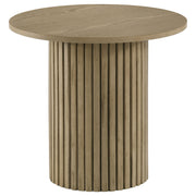 Tampa Furniture Outlet - Coaster - Hamlyn 43-inch Round Wood Counter Height Dining Table Natural Oak - 193938NAT