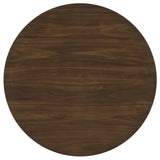 Hamlyn 43-inch Round Wood Counter Height Dining Table Walnut