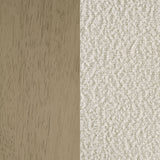 Kehoe Upholstered Counter Height Chair Cream and Natural Oak (Set of 2)