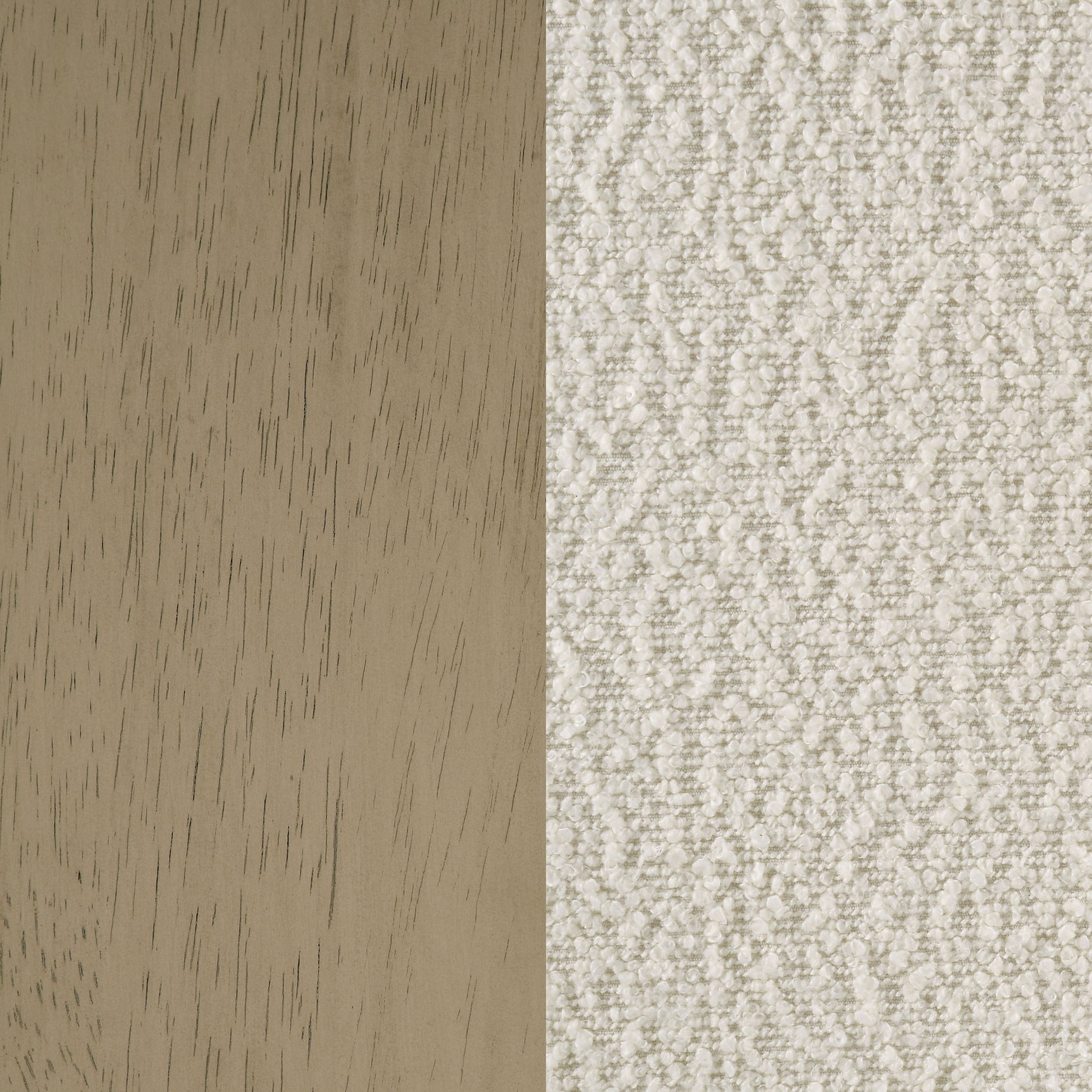 Kehoe Upholstered Counter Height Chair Cream and Natural Oak (Set of 2)