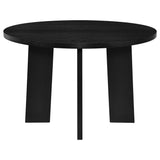 Strouse 5-piece Dining Set Wheat and Black
