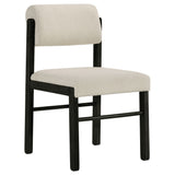 Strouse 5-piece Dining Set Cream and Black
