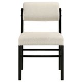 Strouse 5-piece Dining Set Cream and Black