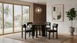 Tampa Furniture Outlet - Coaster - Strouse 5-piece Dining Set Black - 193940BLK-S5C