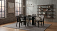 Tampa Furniture Outlet - Coaster - Strouse 5-piece Dining Set Grey and Black - 193940BLK-S5E