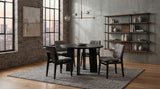 Tampa Furniture Outlet - Coaster - Strouse 5-piece Dining Set Grey and Black - 193940BLK-S5E