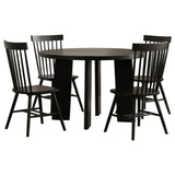 Strouse 5-piece Dining Set Black