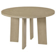 Tampa Furniture Outlet - Coaster - Strouse 47-inch Round Wood Dining Room Table Natural Oak - 193940NAT