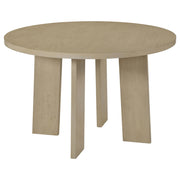 Tampa Furniture Outlet - Coaster - Strouse 47-inch Round Wood Dining Room Table Natural Oak - 193940NAT
