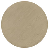Strouse 47-inch Round Wood Dining Room Table Natural Oak