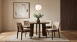 Tampa Furniture Outlet - Coaster - Strouse 5-piece Dining Set Cream and Walnut - 193940WAL-S5D