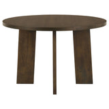 Strouse 5-piece Dining Set Grey and Walnut