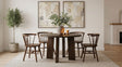 Tampa Furniture Outlet - Coaster - Strouse 5-piece Dining Set Walnut - 193940WAL-S5F