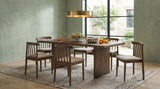 Cullen Dining Side Chair Upholstered Seat Walnut (Set of 2)