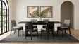 Tampa Furniture Outlet - Coaster - Decker 7-piece 82-inch Rectangular Dining Set Grey and Black - 193951BLK-S7E