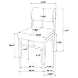 Decker 7-piece 82-inch Rectangular Dining Set Cream and Natural Oak