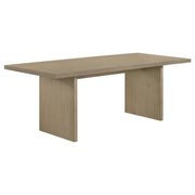 Tampa Furniture Outlet - Coaster - Decker 82-inch Rectangular Wood Dining Table Natural Oak - 193951NAT