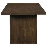Decker 7-piece 82-inch Rectangular Dining Set Black and Walnut