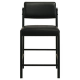 Decker 7-piece 70-inch Rectangular Counter Height Dining Set Black