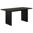 Tampa Furniture Outlet - Coaster - Decker 70-inch Rectangular Wood Counter Height Dining Table Black - 193958BLK