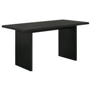 Tampa Furniture Outlet - Coaster - Decker 70-inch Rectangular Wood Counter Height Dining Table Black - 193958BLK