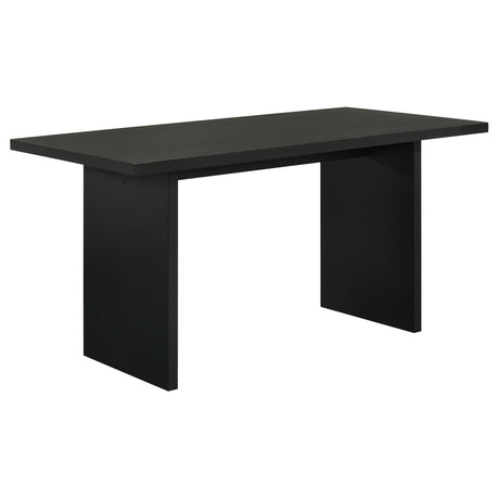 Tampa Furniture Outlet - Coaster - Decker 70-inch Rectangular Wood Counter Height Dining Table Black - 193958BLK