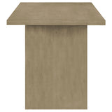 Decker 7-piece 70-inch Rectangular Counter Height Dining Set Cream and Natural Oak