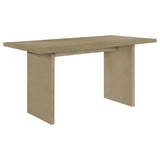 Tampa Furniture Outlet - Coaster - Decker 70-inch Rectangular Wood Counter Height Dining Table Natural Oak - 193958NAT