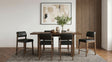 Tampa Furniture Outlet - Coaster - Decker 7-piece 70-inch Counter Height Dining Set Black and Walnut - 193958WAL-S7C