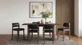 Tampa Furniture Outlet - Coaster - Decker 7-piece 70-inch Counter Height Dining Set Black and Walnut - 193958WAL-S7C