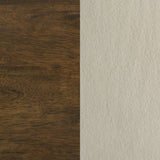 Redbridge Upholstered Counter Chair Cream and Walnut (Set of 2)
