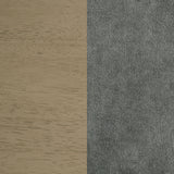 Redbridge Upholstered Side Chair Grey and Natural Oak (Set of 2)