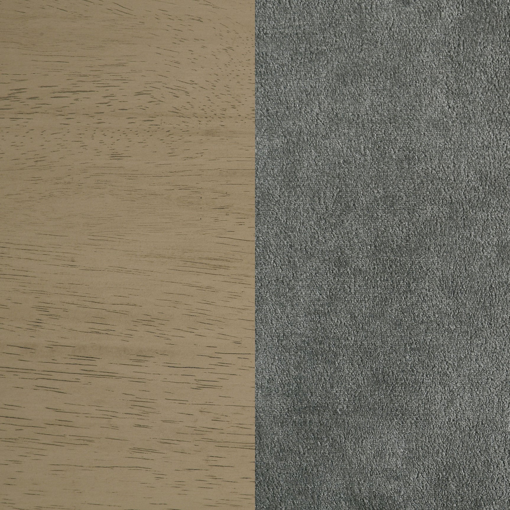 Redbridge Upholstered Side Chair Grey and Natural Oak (Set of 2)