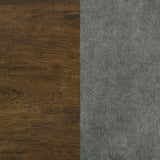 Redbridge Upholstered Counter Chair Grey and Walnut (Set of 2)