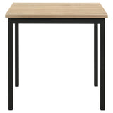 Garza Space Saving Rectangular Dining Table Greige Oak