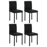 Tampa Furniture Outlet - Coaster - Garza Upholstered Dining Side Chair Black (Set of 4) - 193982