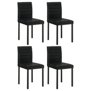 Tampa Furniture Outlet - Coaster - Garza Upholstered Dining Side Chair Black (Set of 4) - 193982