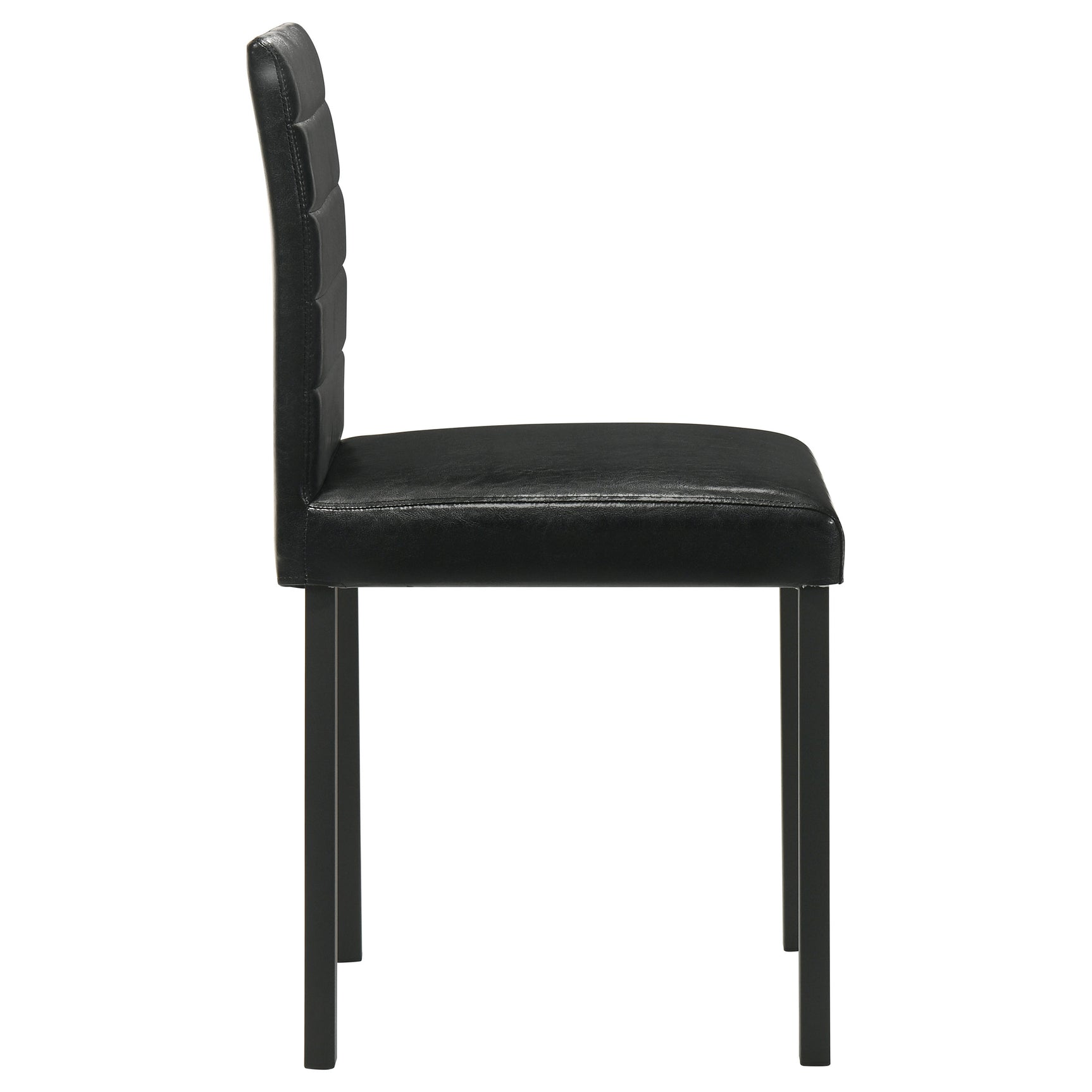 Garza Upholstered Dining Side Chair Black (Set of 4)