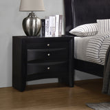 Briana 2-drawer Nightstand Black - Tampa Furniture Outlet